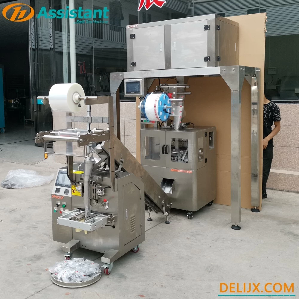 Çin 
Plastik Poşet Paketleme Makinası ile Piramit / Üçgen Çay Poşeti DL-SJ3000-4C üretici firma
